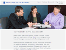 Tablet Screenshot of everythingfinancial.com